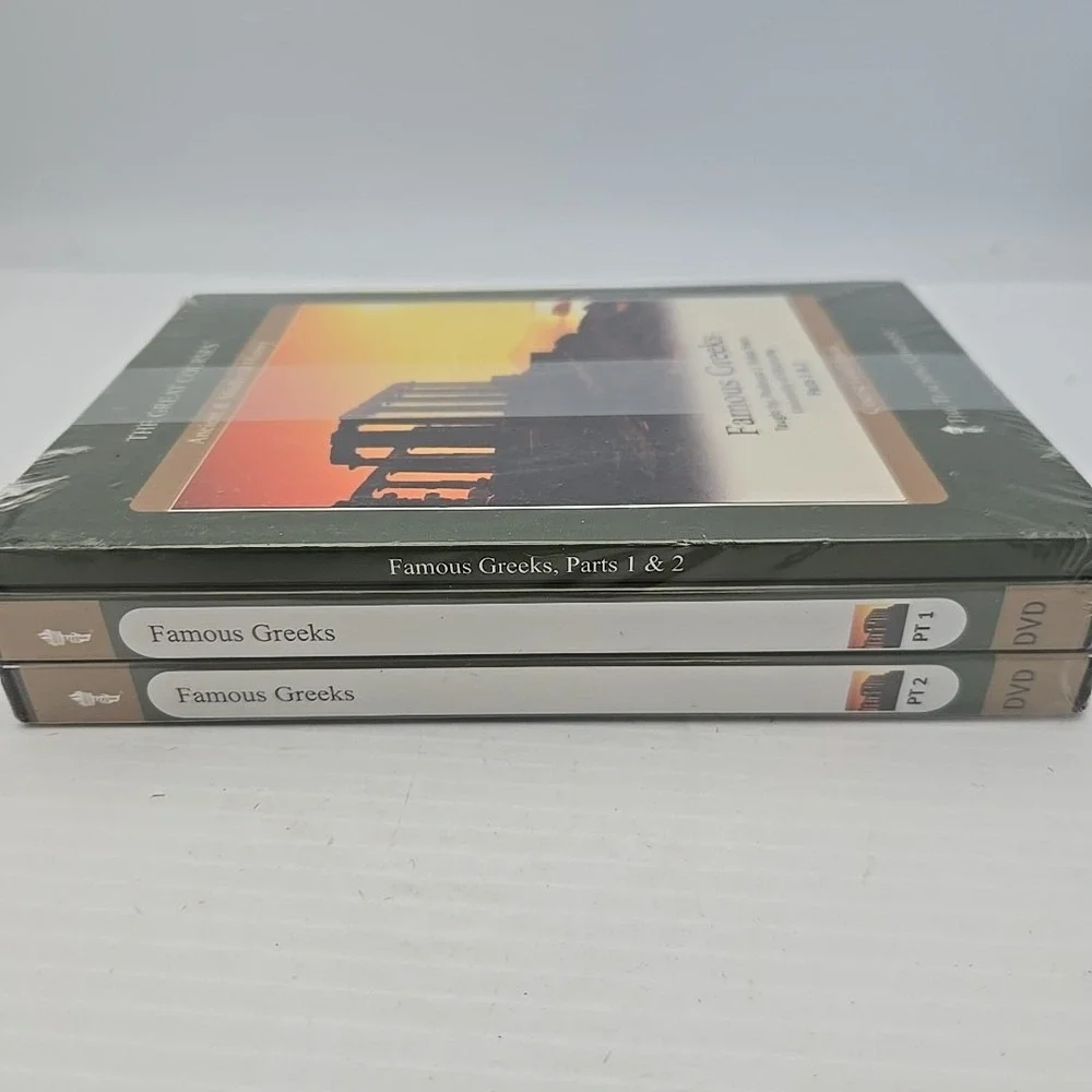 The Great Courses‎ Ancient Medieval History Famous Greeks Pts 1 &2 Guidebook DVD